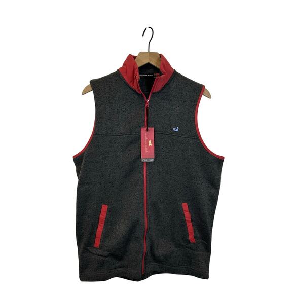 Southern Marsh FIELDTEC WOODFORD VEST Gray & Red Man’s size Small NWT - Picture 2 of 8